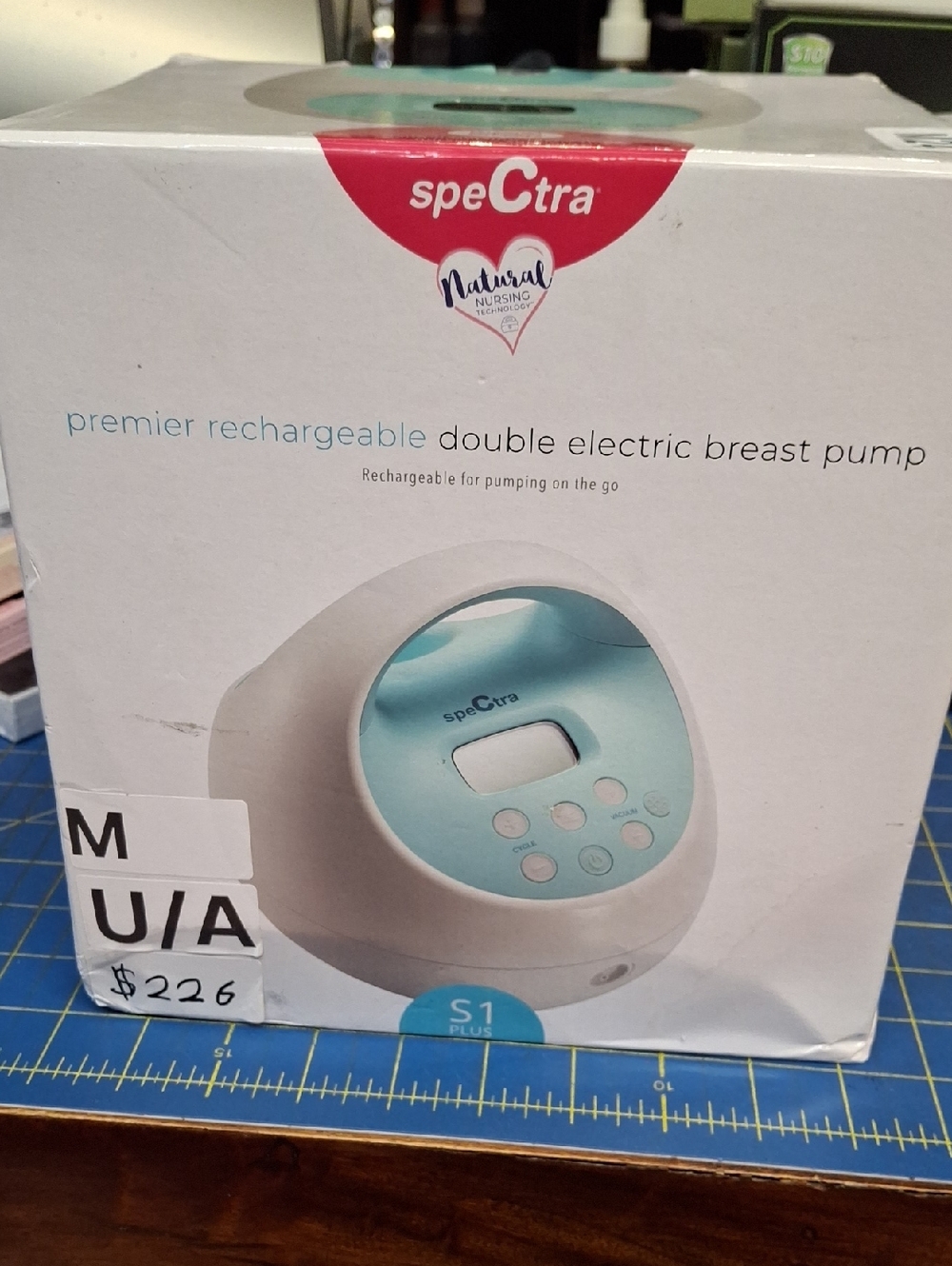 Spectra S1 Plus Premier Rechargeable Double Electric Breast Pump New